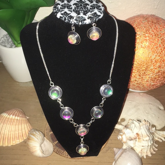 Rainbow Fire Topaz Set - Picture 5 of 5